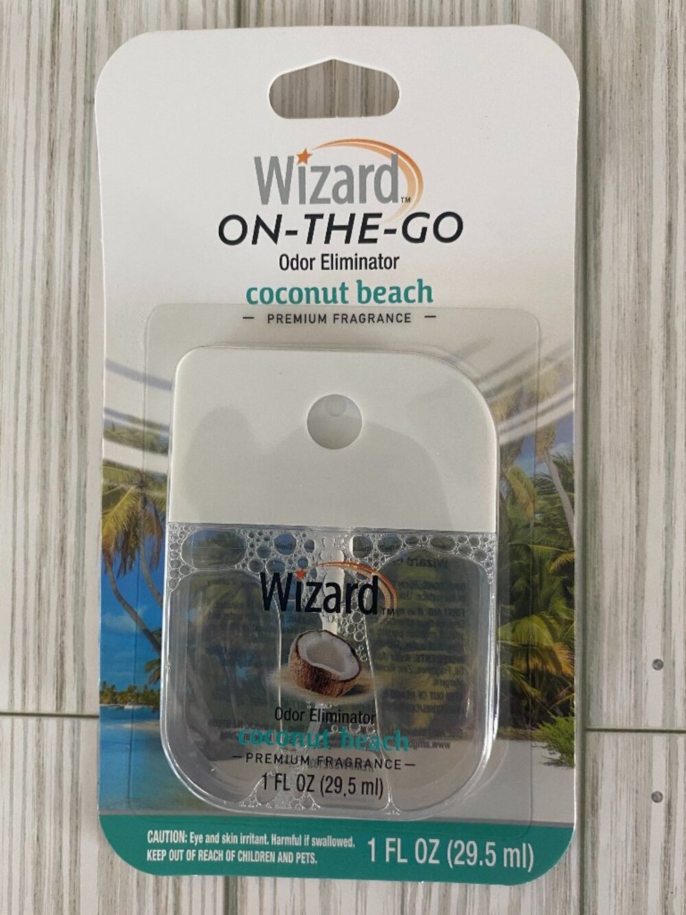3/$10 WIZARD On-The-Go Odor Eliminator *COCONUT BEACH*